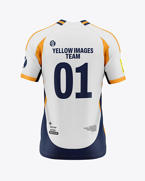 Soccer Jersey Mockup - Back View
