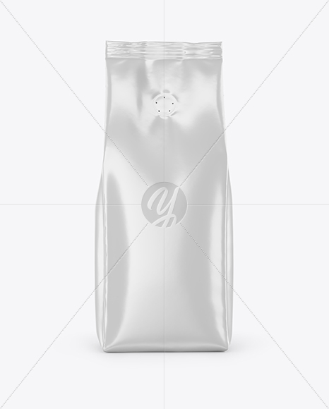 Glossy Coffee Bag Mockup
