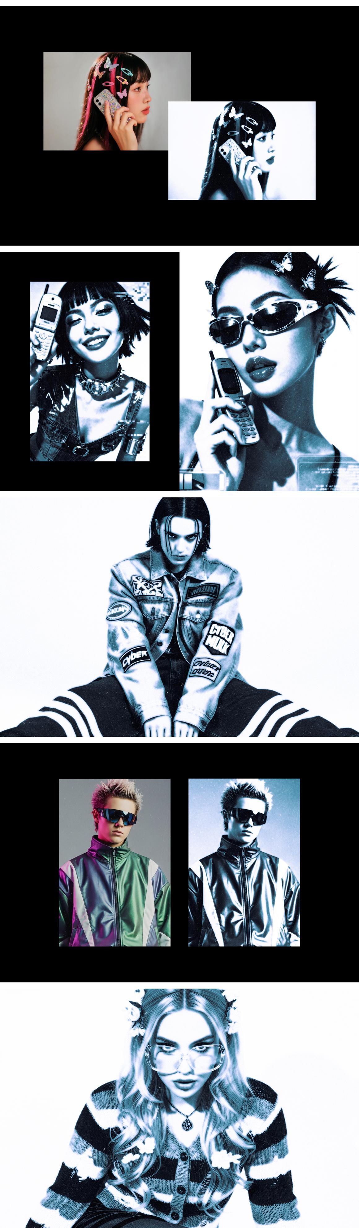 Y2K Frozen Photo Effect