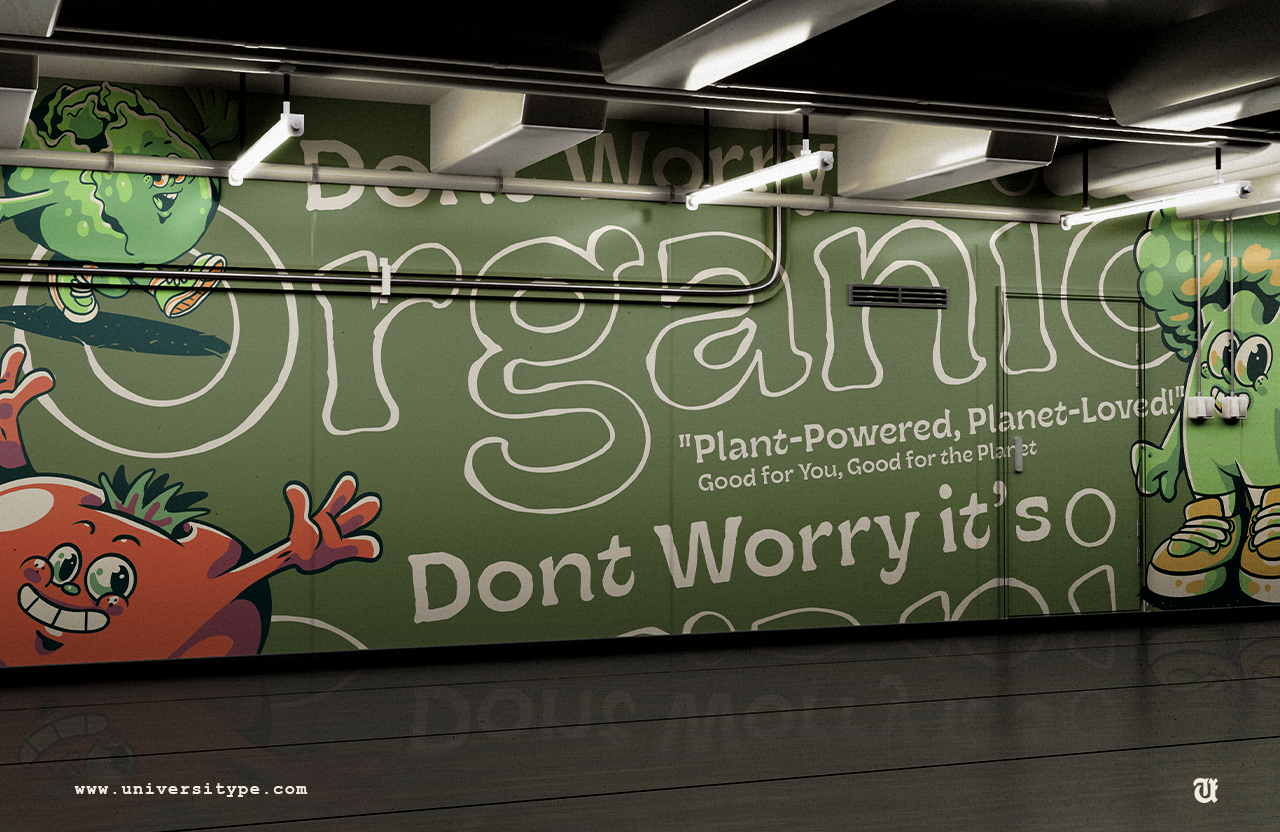 UT Ruganic - An Organic Display Font