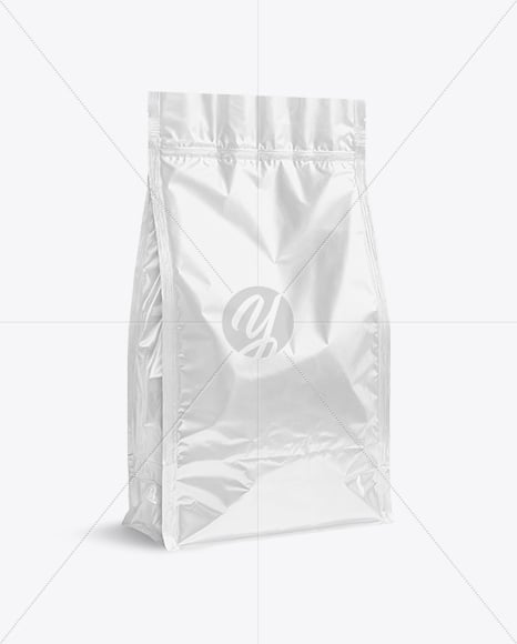Glossy Food Bag Mockup