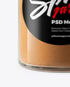 Glass Jar with Cinnamon Powder Mockup