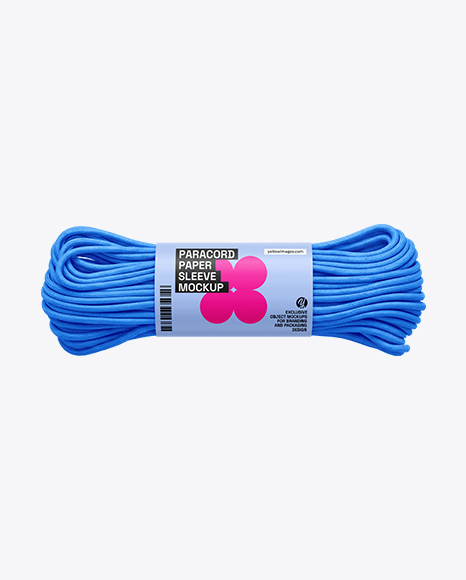 Paracord with Paper Sleeve Mockup