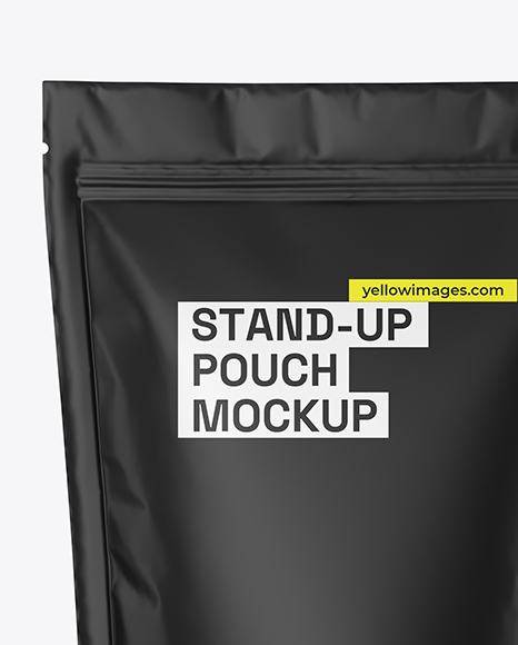 Matte Stand-up Pouch Mockup
