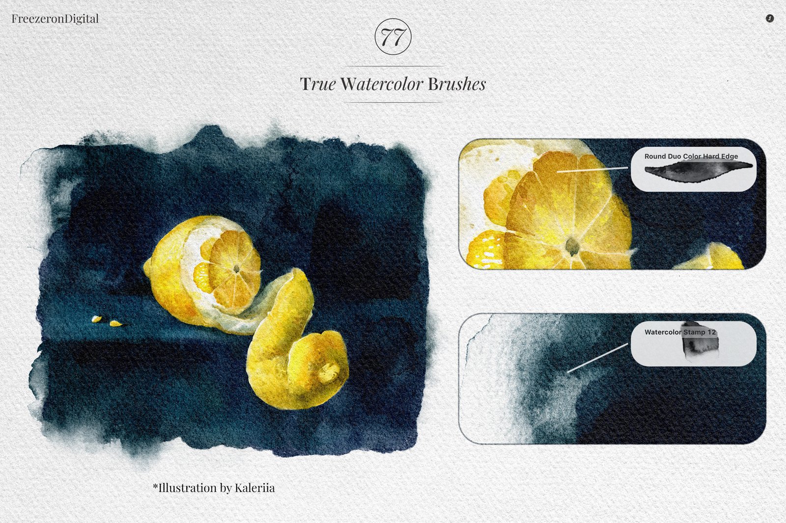 True Watercolor Procreate Brushes