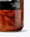 Glass Jar with Sun Dried Tomatoes Mockup