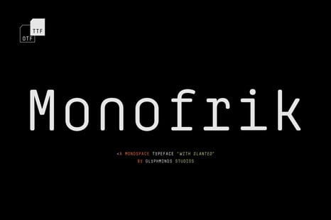 Monofrik Font