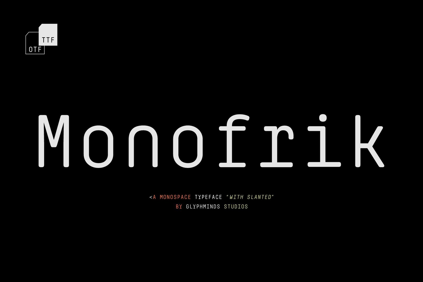 Monofrik Font