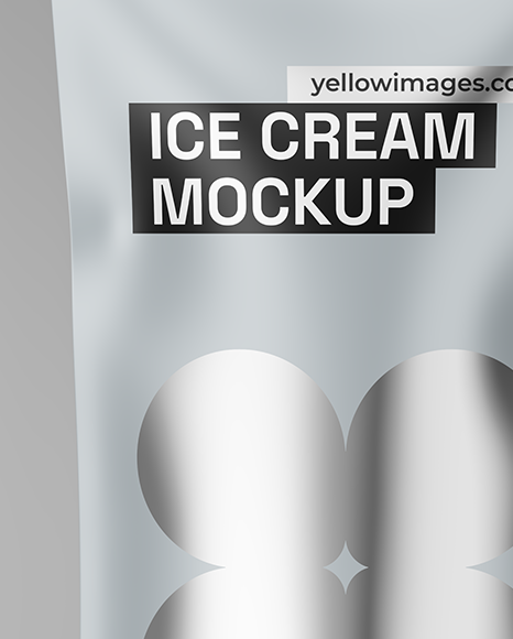 Matte Ice Cream Package Mockup