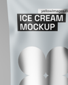 Matte Ice Cream Package Mockup