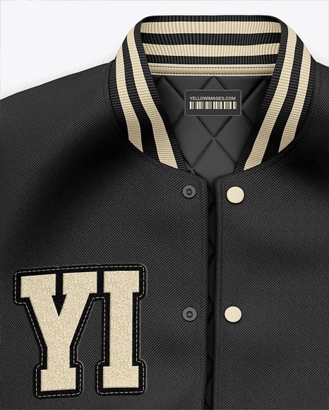 Varsity Jacket Flat Lay