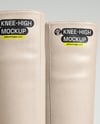 Pair of High-Knee Boots Mockup