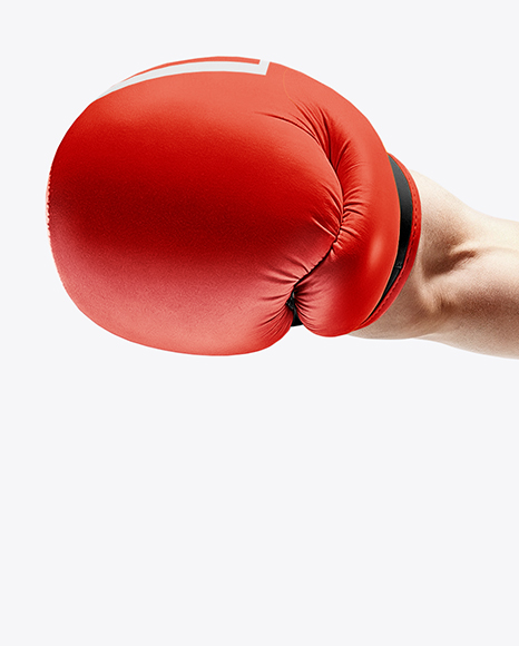 Man Wearing Boxing Kit with Jersey and Shorts Mockup