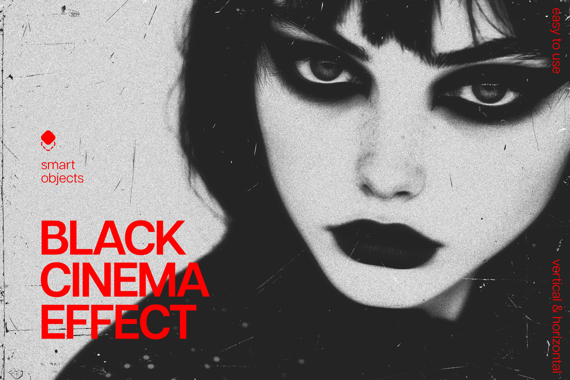 Black Cinema Photo Effect