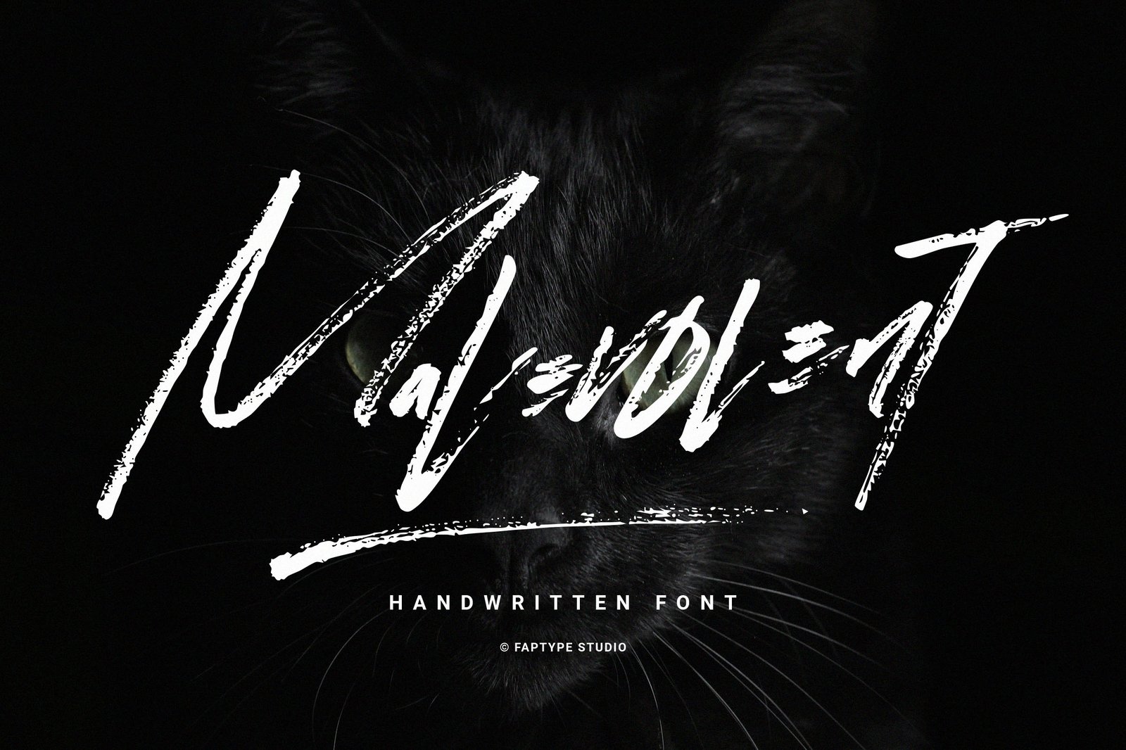 Malevolent Brush | Handwritten Brush Font