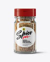 Glass Jar with Herbes de Provence Mockup