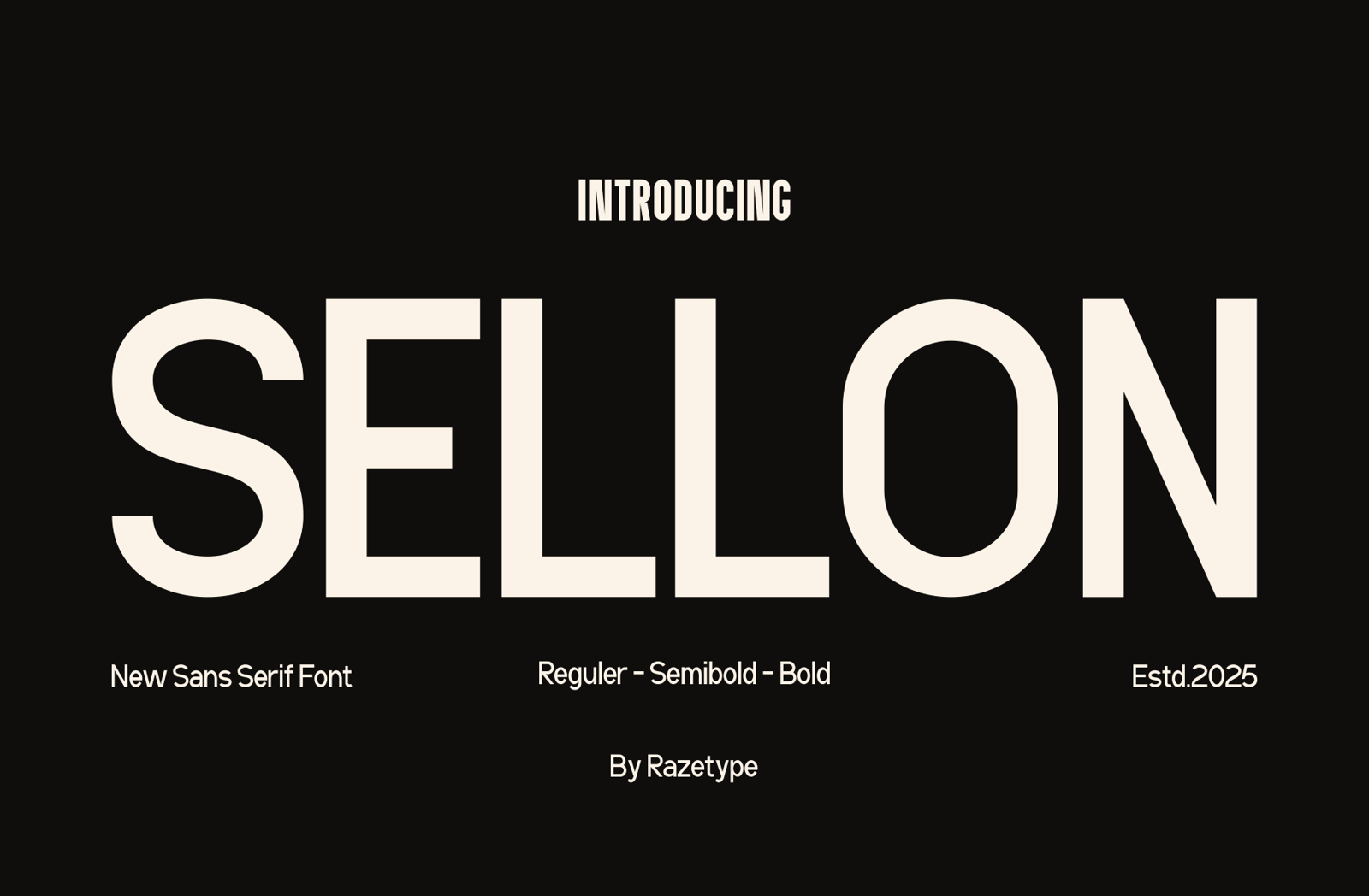 Sellon - Contemporary Sans Serif
