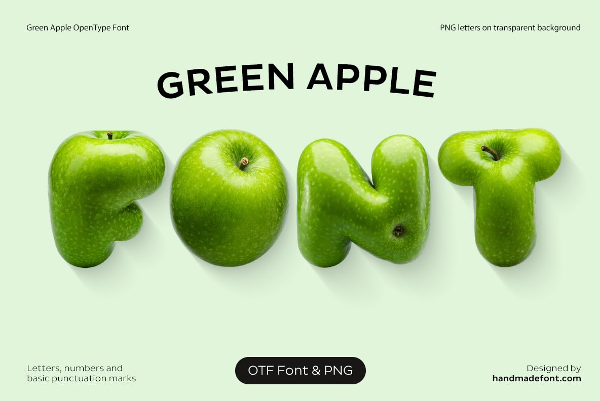 Green Apple Font