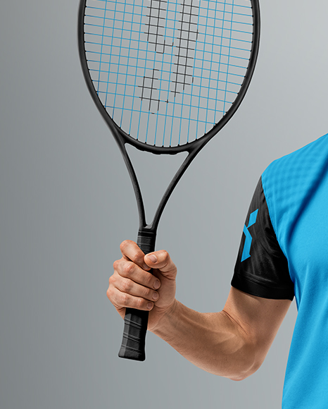 Man Wearing Tennis Uniform Mockup