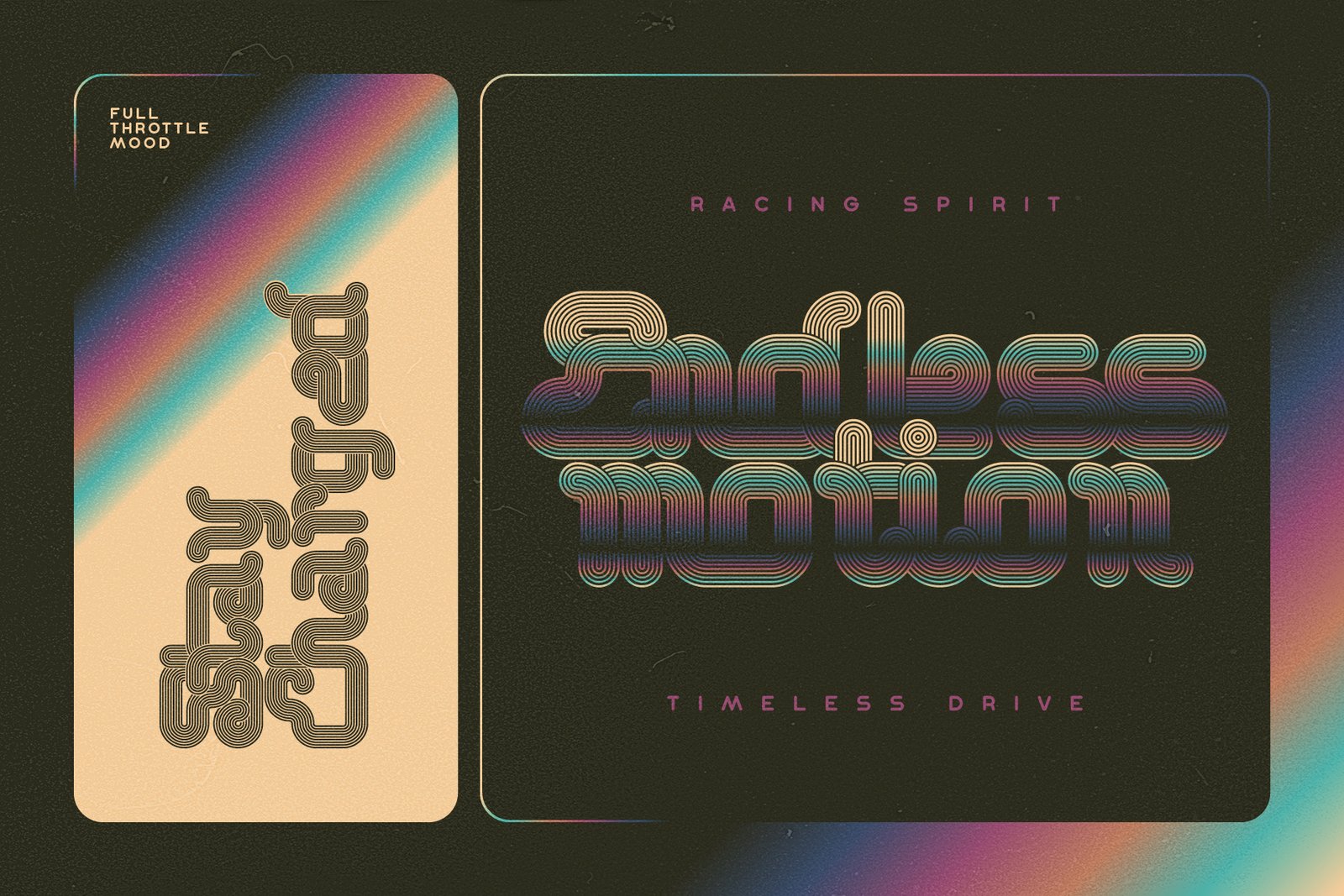 Turboline Vintage Font