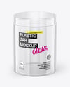 Clear Plastic Tube Mockup