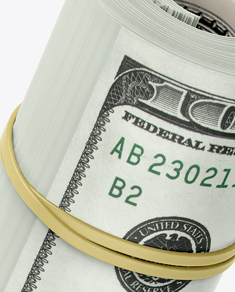 Money Roll Mockup