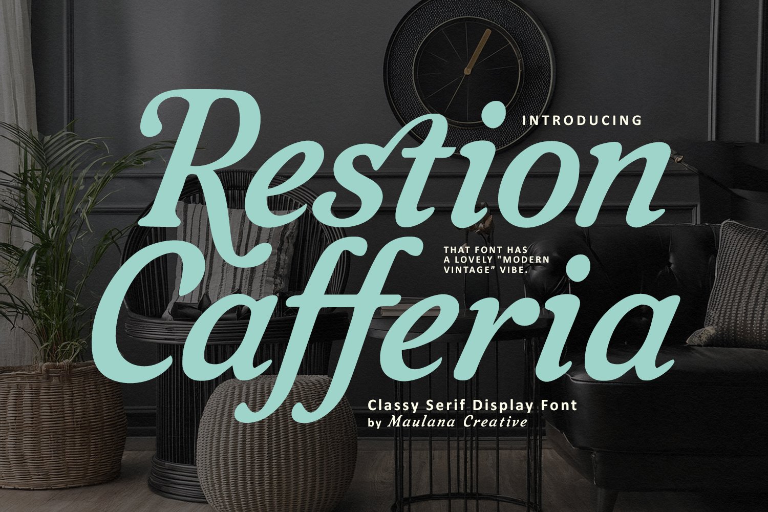 Restion Cafferia Classy Serif Display Font