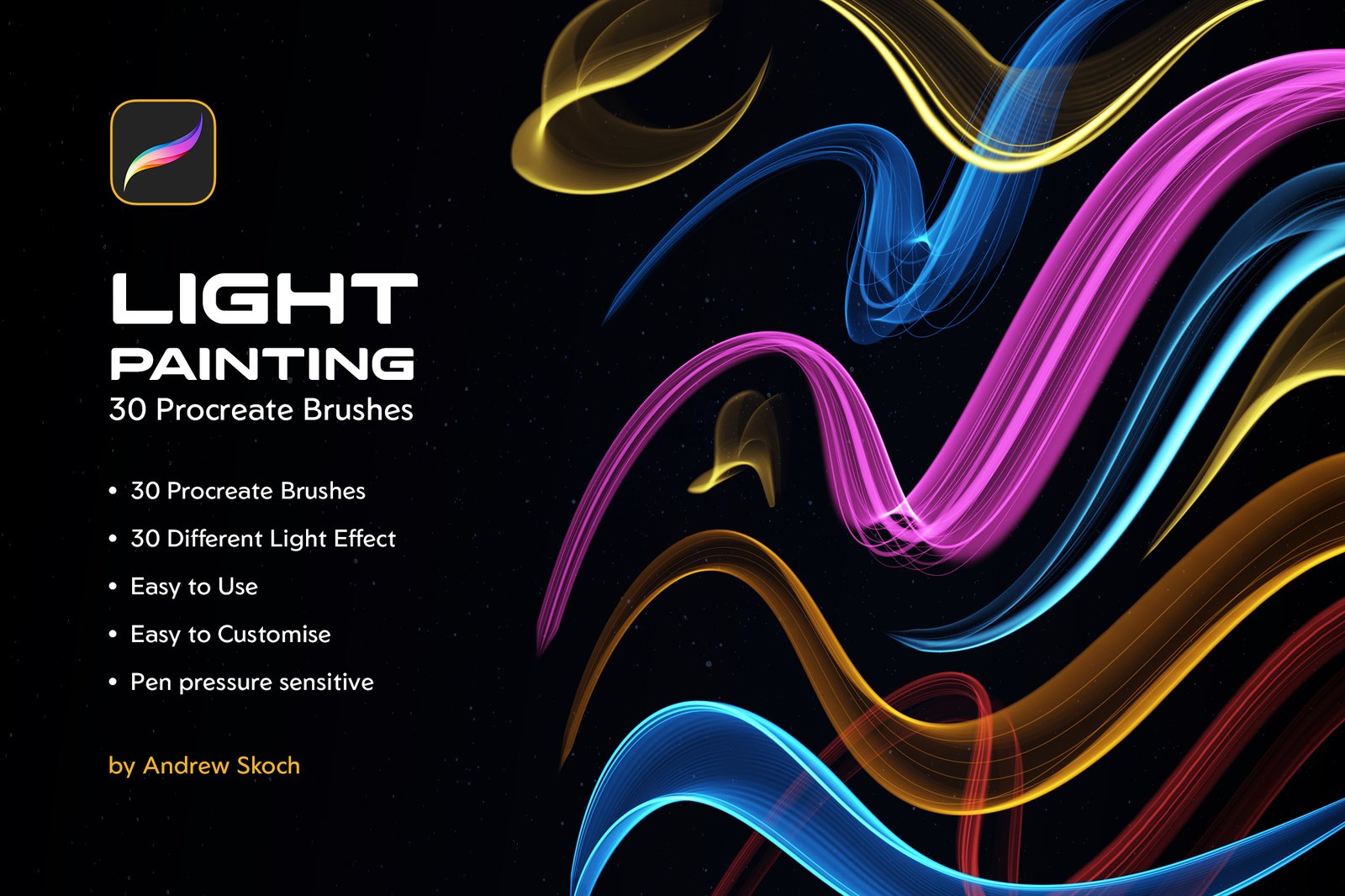 Light Painting Procreate Brushes