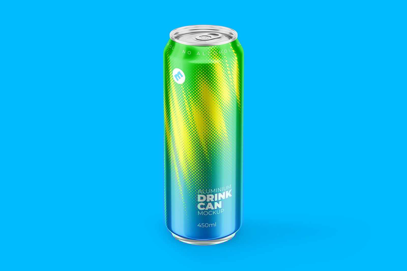 450ml Aluminium Can Mockup