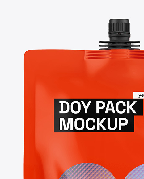 Glossy Doy Pack Mockup