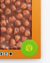 Milk Chocolate Bar with Nuts Mockup