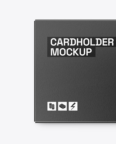 Credit Card w/ Paper Cardholder Mockup