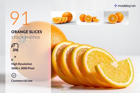 91 Orange Slice Stock Photos – Fresh Citrus Fruit Photography - Creative Store