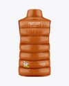 Glossy Down Vest Mockup