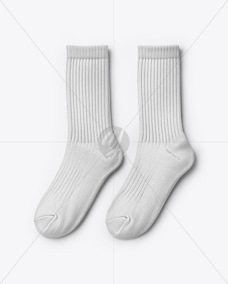 Pair of Socks Mockup
