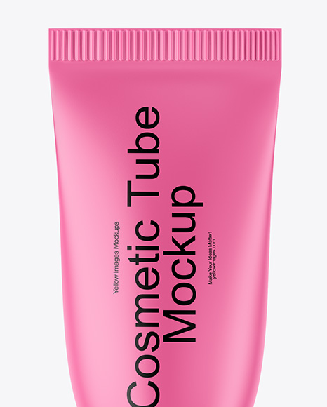Matte Cosmetic Tube Mockup