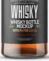 Whiskey Bottle Mockup