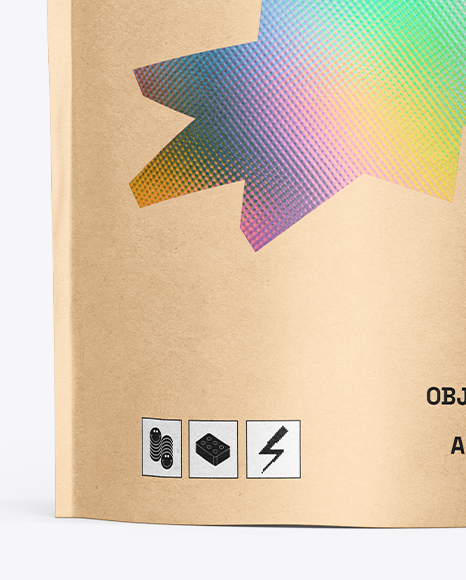Kraft Stand-up Pouch Mockup