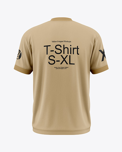 T-Shirt Mockup - Back View
