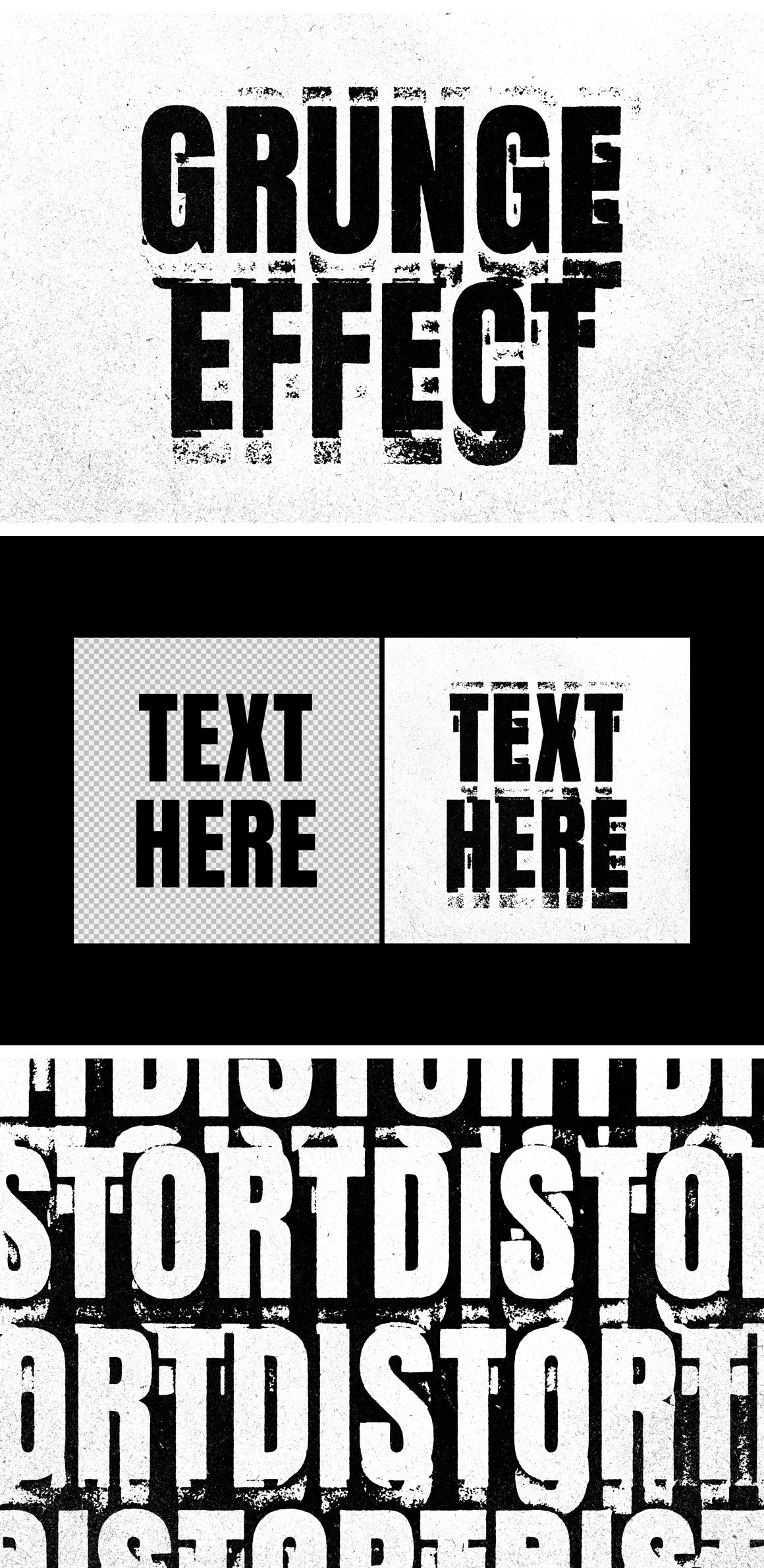 Bad Ink Print Text Effect