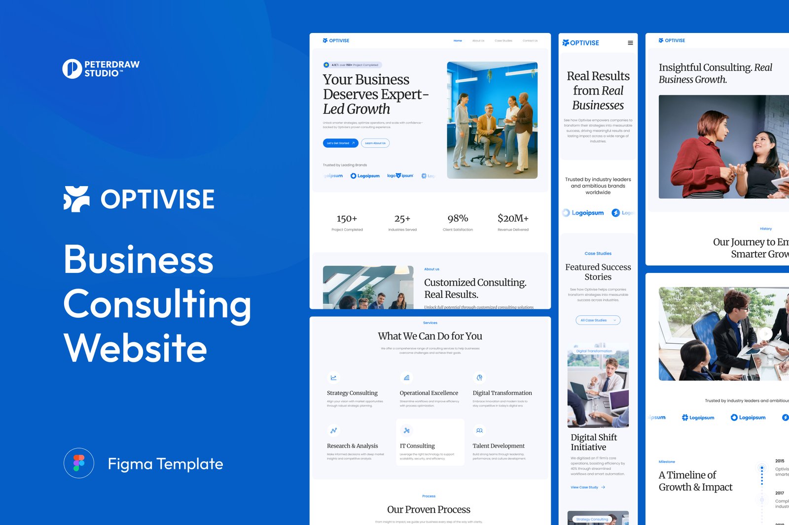 Optivise - Business Consulting Website