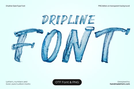 Dripline Font