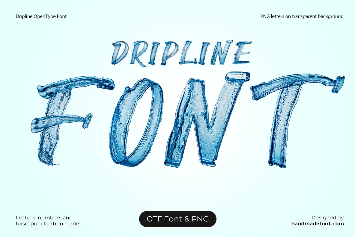 Dripline Font