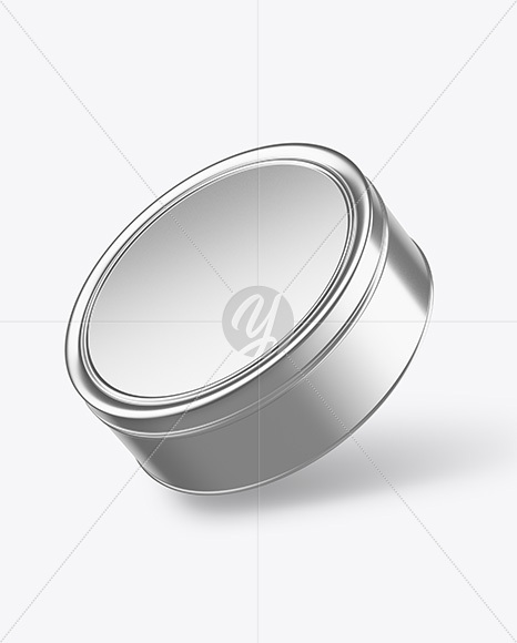 Round Tin Box Mockup