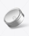 Round Tin Box Mockup
