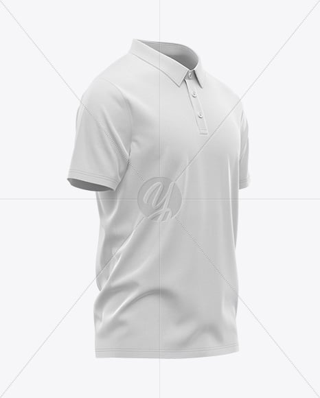 Men's Casual Polo Shirt Mockup