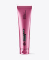 Metallic Cosmetic Tube with Box Mockup