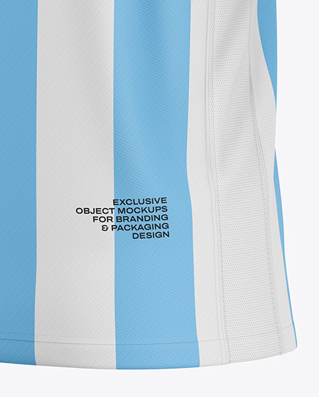 Soccer Jersey Mockup - Half Side View
