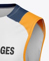 Training Sleeveless Jersey Mockup - Half Side View