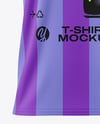 V-Neck T-Shirt Mockup - Front View